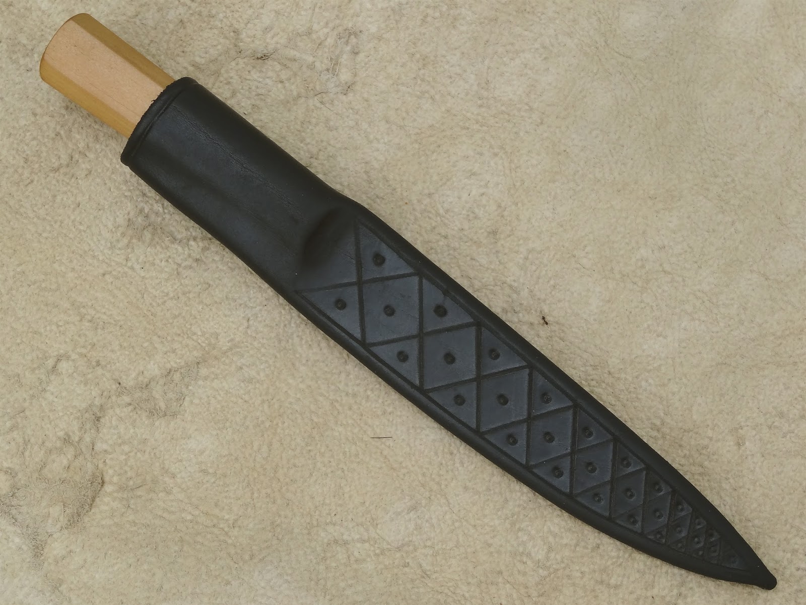 Contemporary Makers Knife and Sheath by Wick Ellerbe