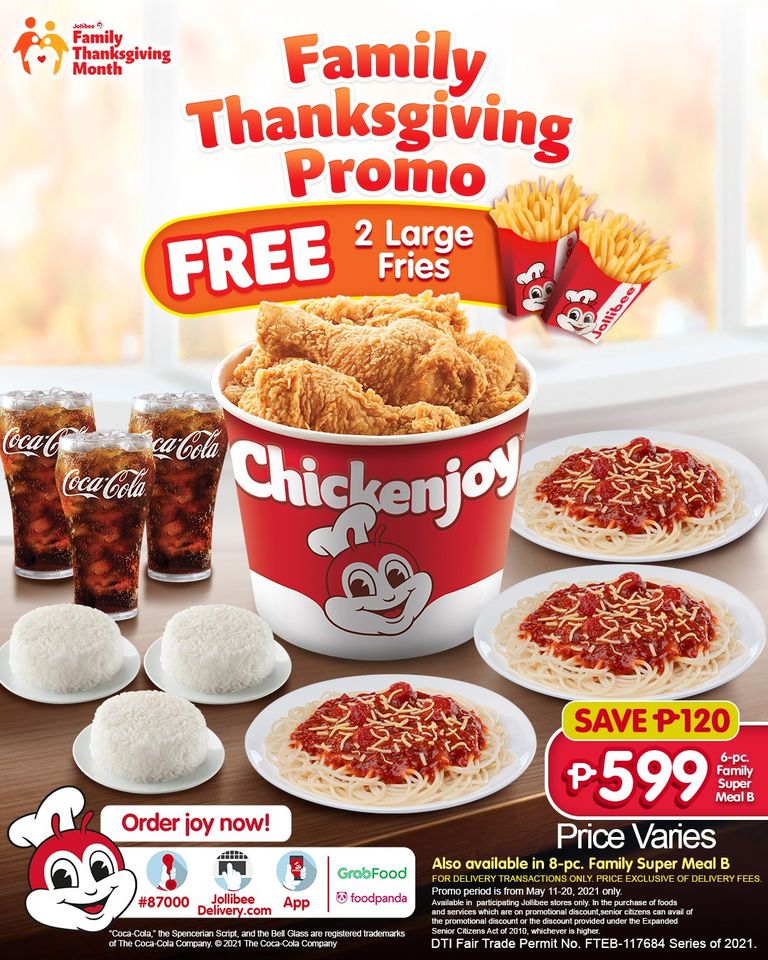 Manila Shopper Jollibee Family Thanksgiving Promo