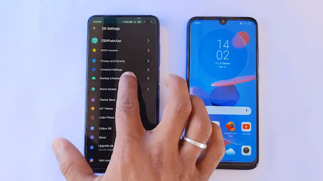 open Gb whatsapp backup and restore option Gb whatsapp backup and restore