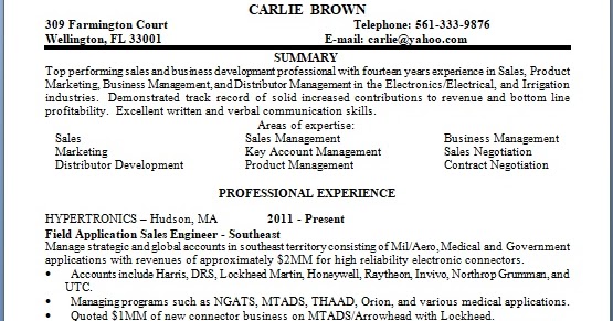 field application sales engineer sample resume format in resume of experienced engineer