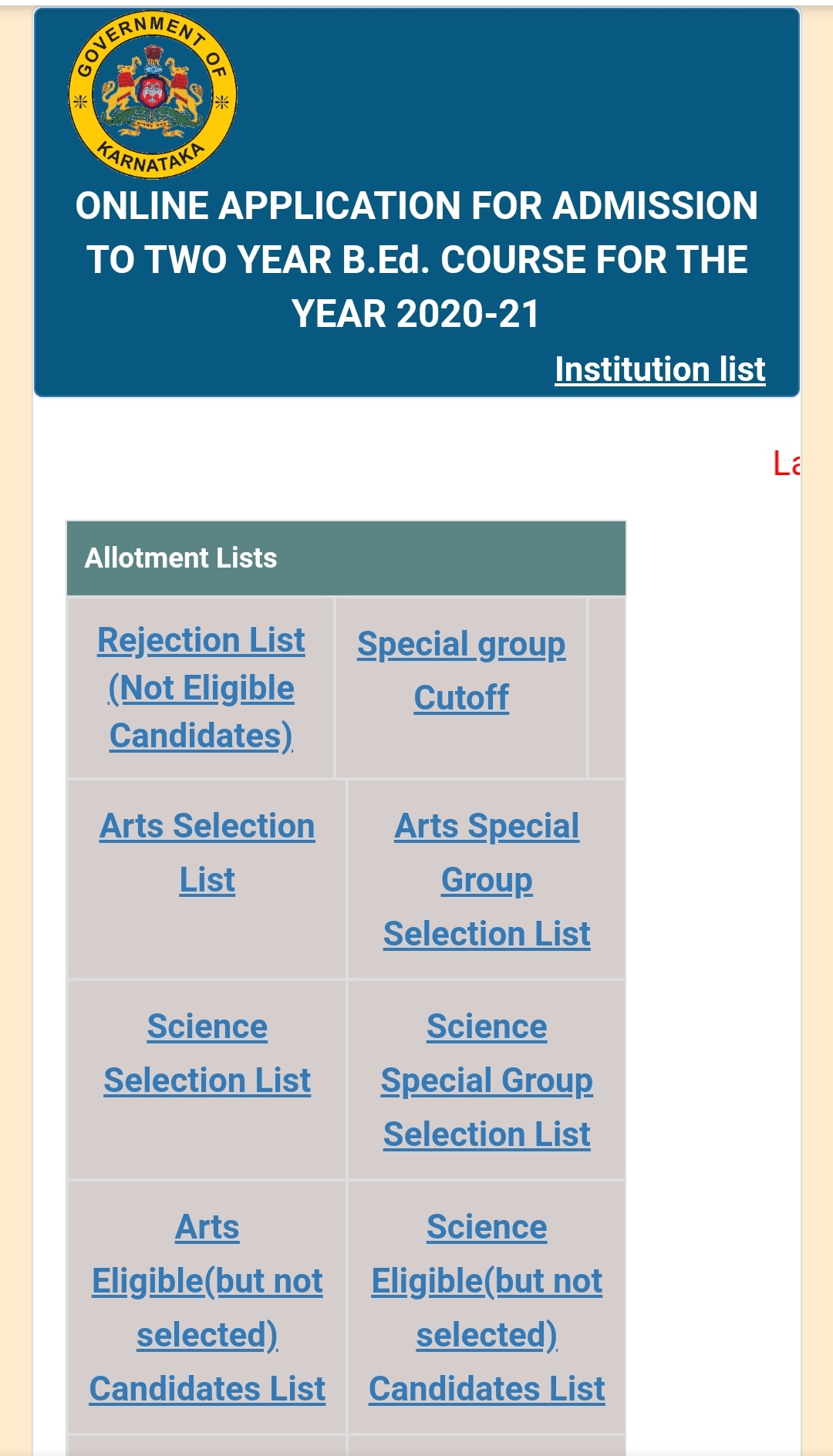 BEd 2021 Revised seat allotment list published for admission 2021