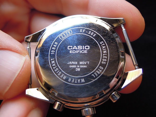 tamahagane1700 blog: Casio Edifice EF-503 Quartz Chronograph