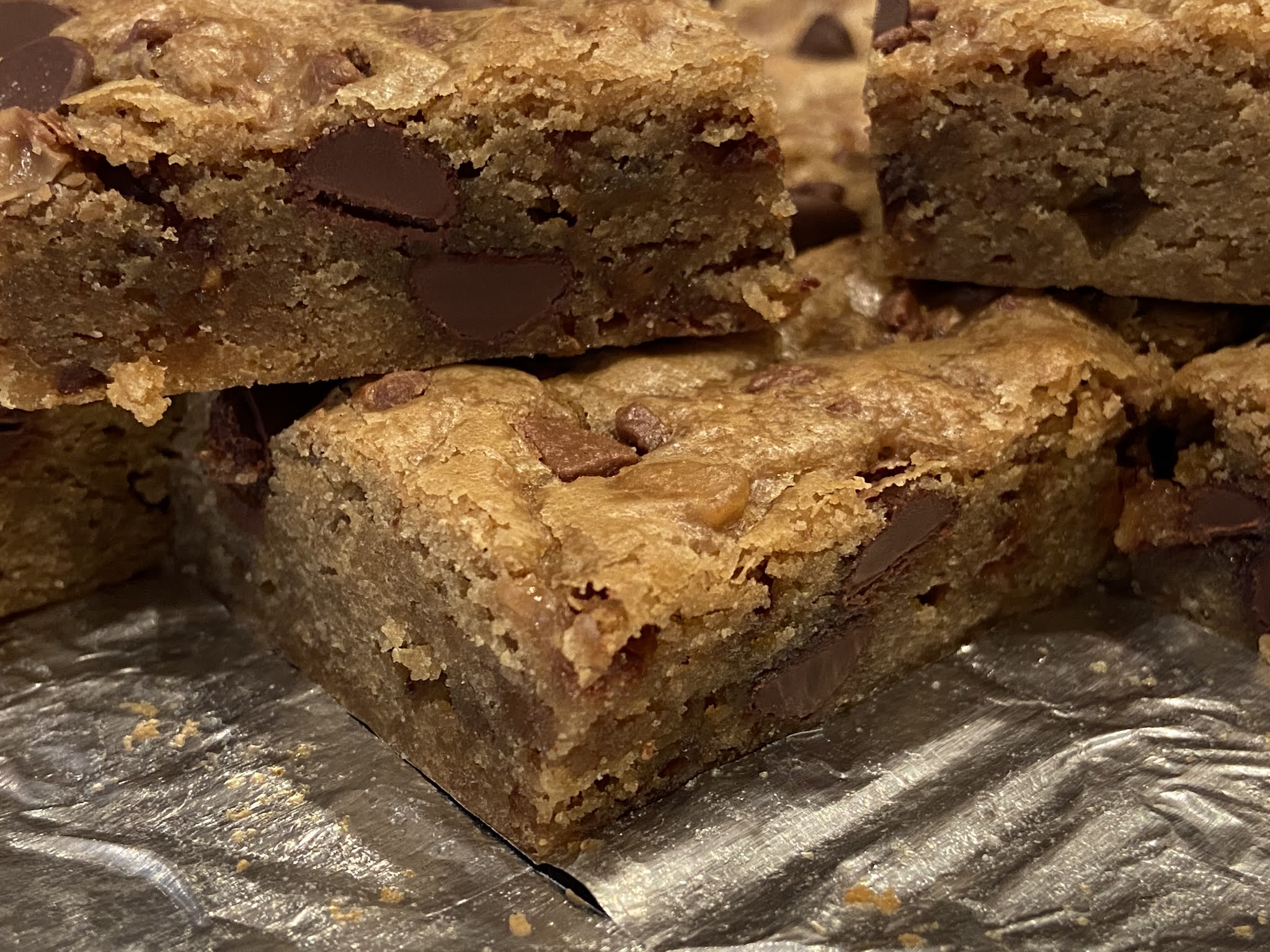 The Pastry Chef's Baking Toffee Coffee Chocolate Chip Blondie Bars