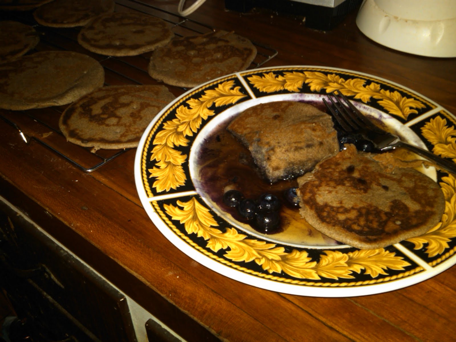 Some foods are not my friends Back to buckwheat this time hemp pancakes