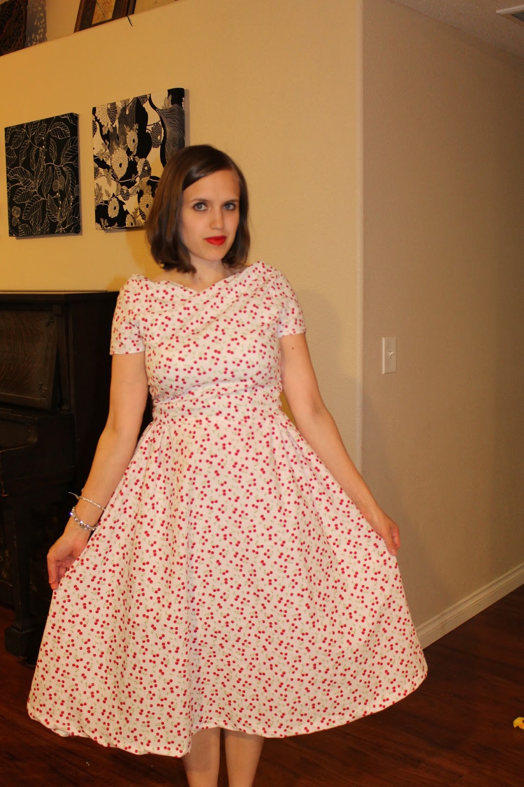 Sarajolie Cherry Dress