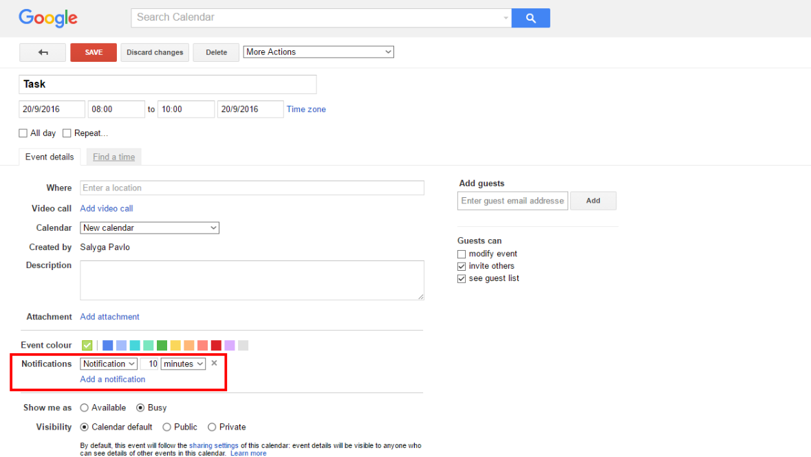 Web Design and Usability Analysis Google Calendar vs. Outlook Calendar