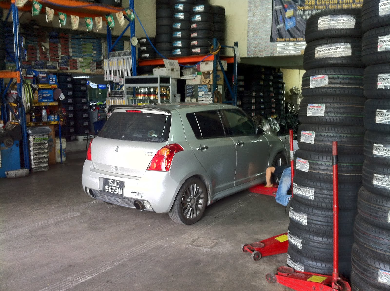 The Suzuki Swift Sport Ltd Edition Rims & Tyres (Handling +1)