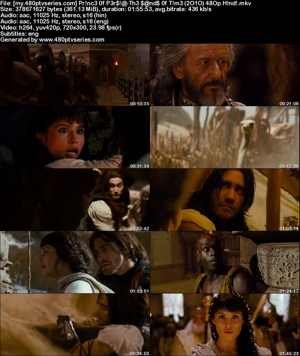 Prince of Persia: The Sands of Time (2010) 350MB Full Hindi Dual Audio Movie Download 480p Bluray Free Watch Online Full Movie Download Worldfree4u 9xmovies