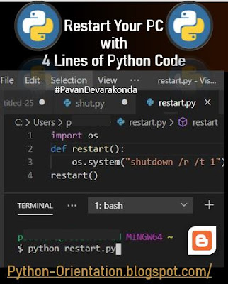 Python Orientation: Control your PC from Python Code