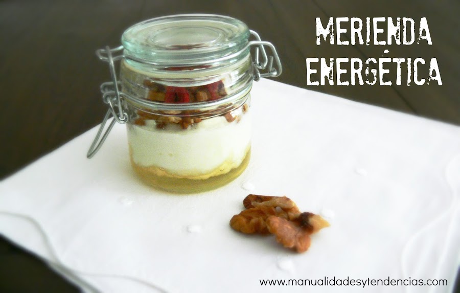 Merienda energética para llevar