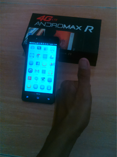 Hp Andromax R yang saya gunakan untuk online. Sekarang sudah pensiun. Dokpri