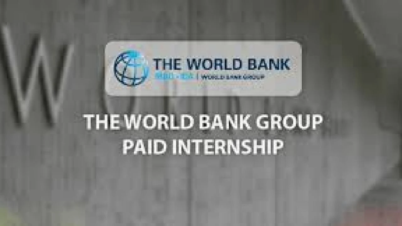 Stage  rémunéré par la Banque mondiale 2021