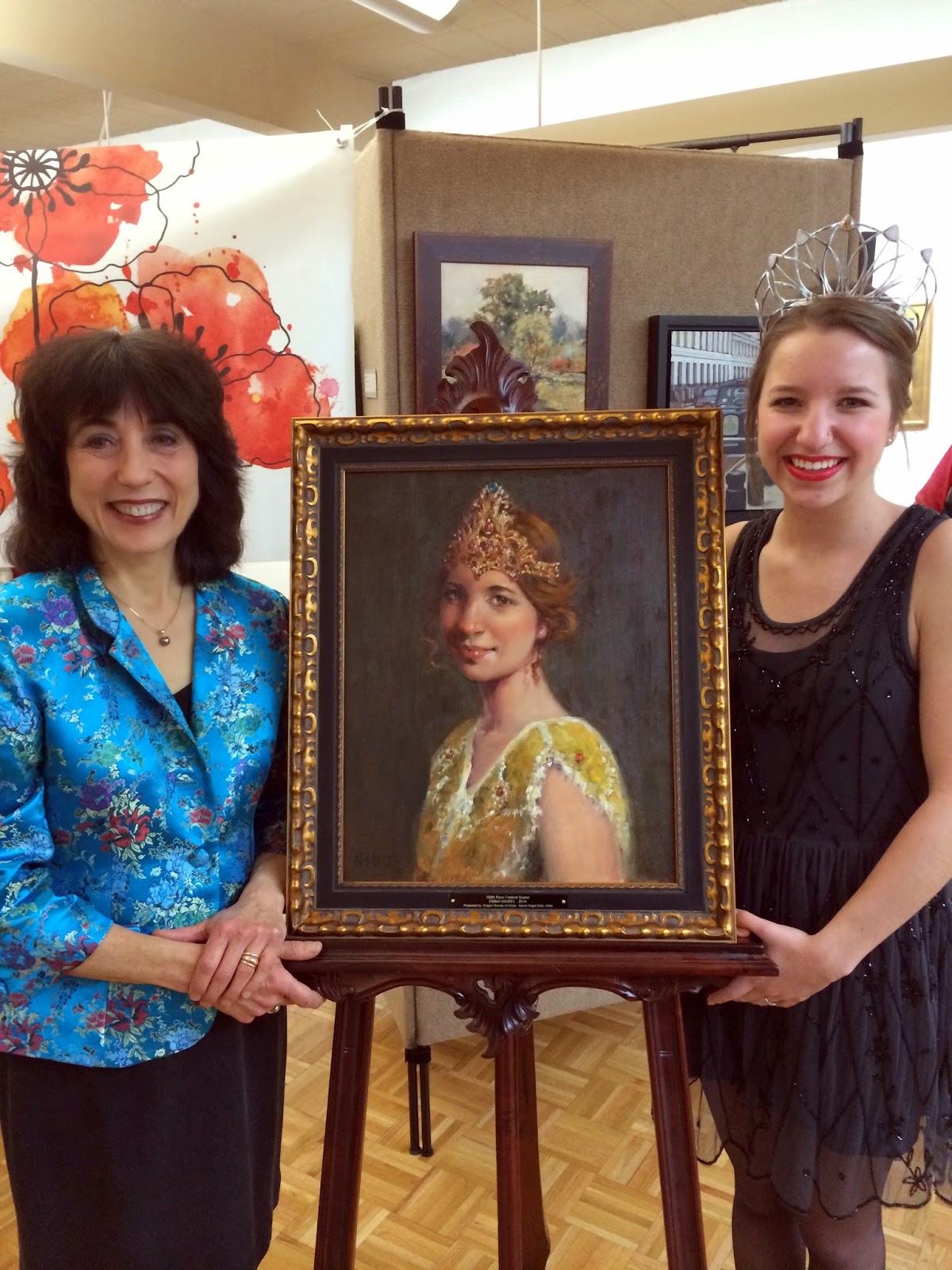 Rose Festival Queen Emma Waibel A Royal Portrait Unveiling of the