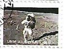 Selo Astronauta caminhando na Lua