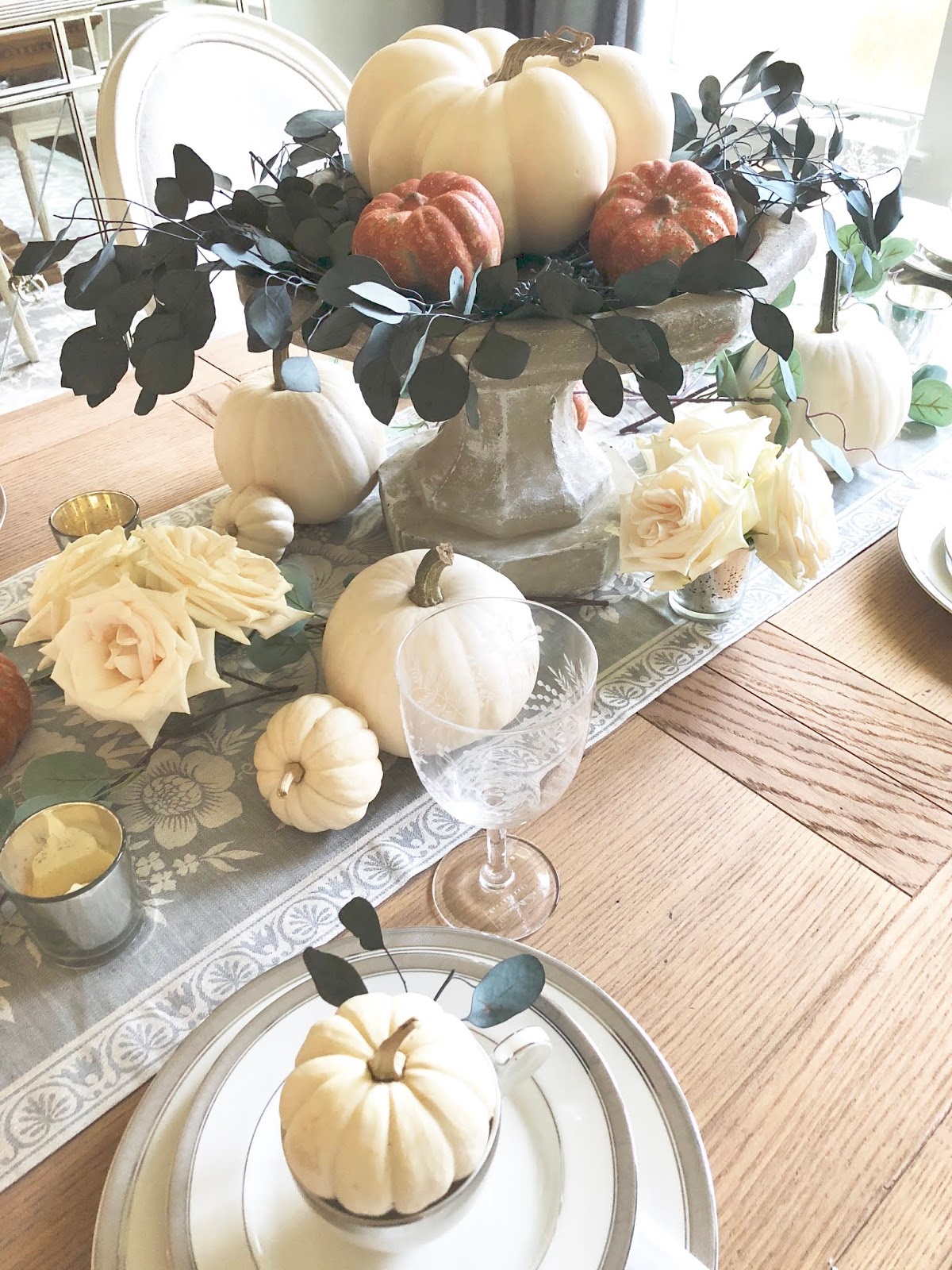 Classic Style Home: Early Fall Tablescape