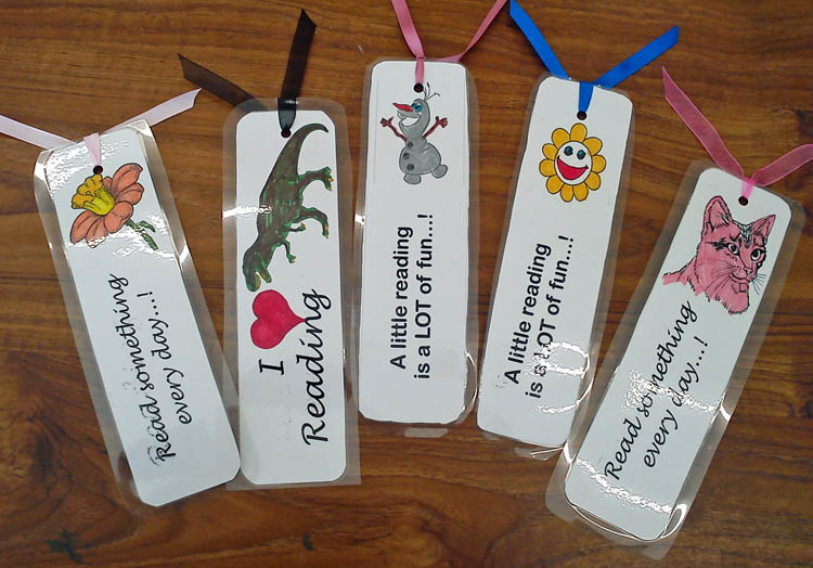 Craft and Activities for All Ages! 6 New Bookmarks to Print and ColourIn...!