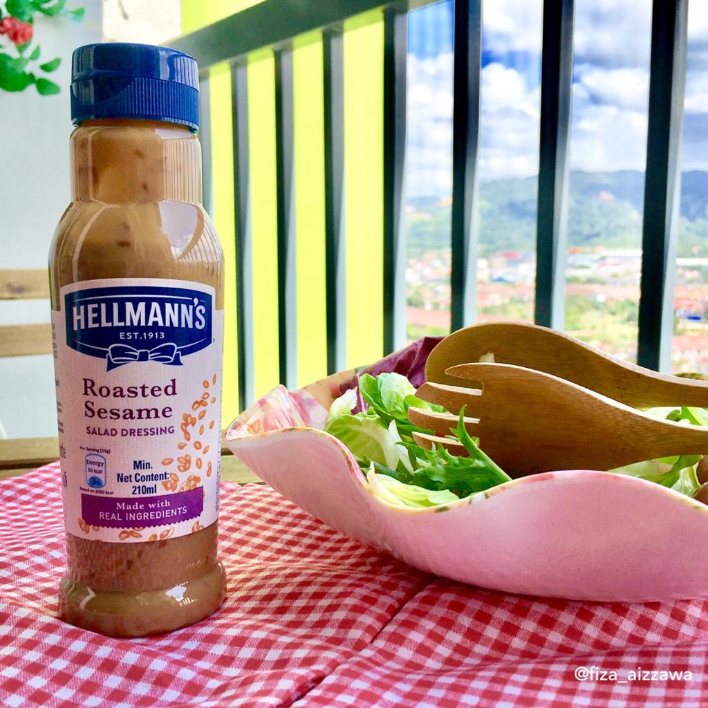 Makan salad tanpa rasa bosan dengan Hellmann’s Roasted Sesame Salad