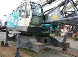 Cẩu bánh xích 100 tấn-Kobelco7100