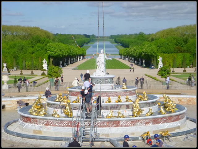 Latone Fountain Versailles restoration 2015