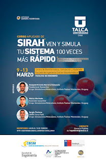 SIRAH course: next week, University of Talca, Chile. ~ SIRAH Forcefield