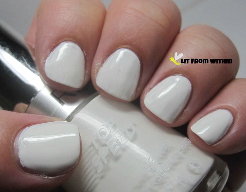 Clean slate with Revlon Spirit, and topcoated with Rica Glossy Glam