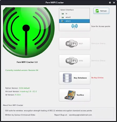 fern selecting wireless interface