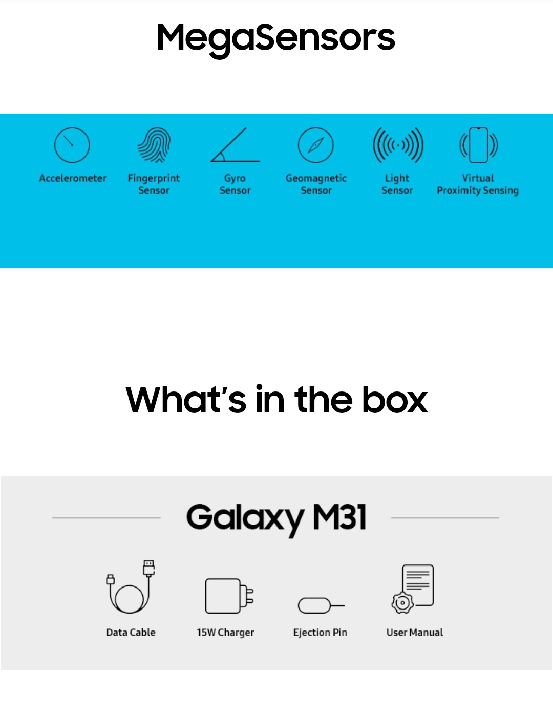 SAMSUNG Galaxy M31(6GB RAM)