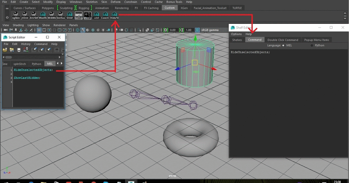 Character/Pipeline TD Maya Shelf Button
