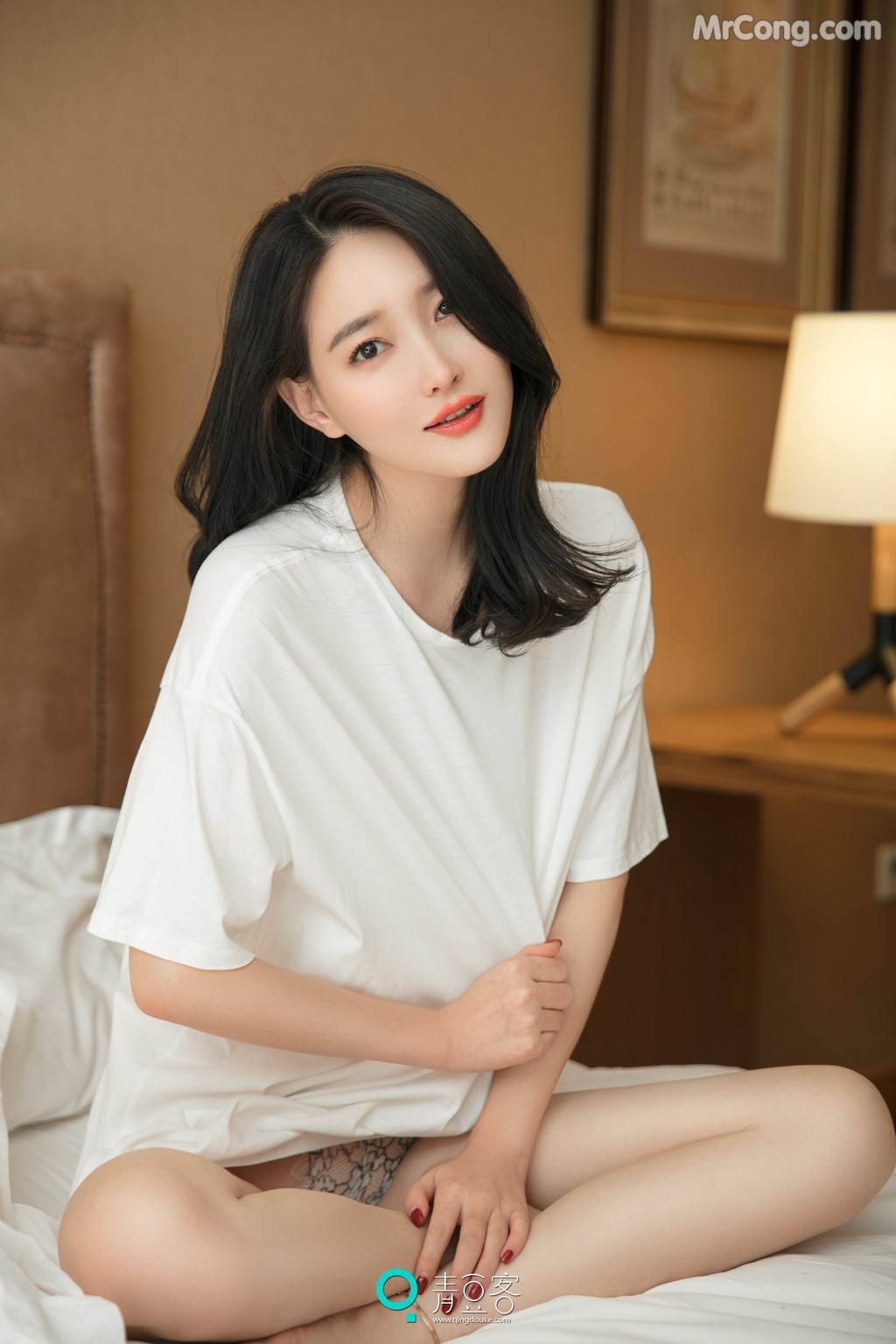 QingDouKe 2017-07-18: Model Xiao Tong Xue (潇 同学) (54 photos)