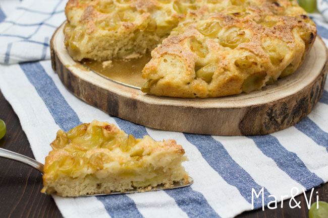 Receta de pastel de uvas