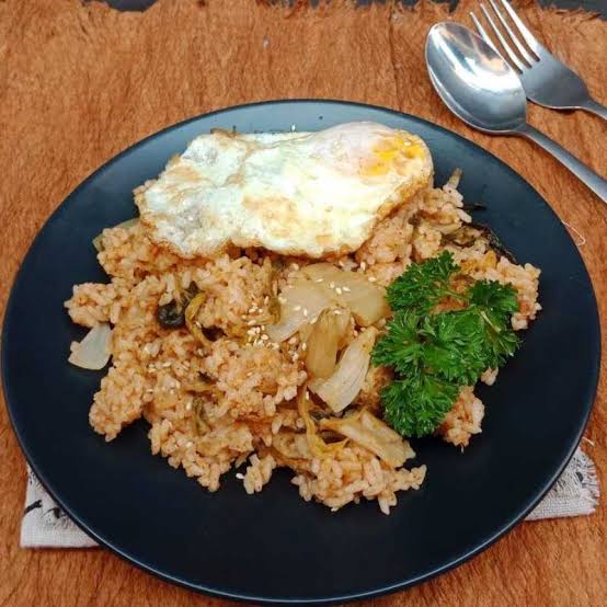 Resep nasi goreng kimchi