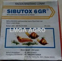 Sibutox, Sibutox 6GR, Racun Keong Sibutox, Moluskisida Sibutox 6 GR,  Keong, Siput, Hama, Hama Tanaman, Tani Mas Subur, Lmga Agro, Obat Keong