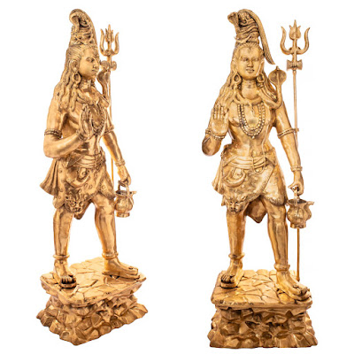 Asceticism Shiva - Brass Statues