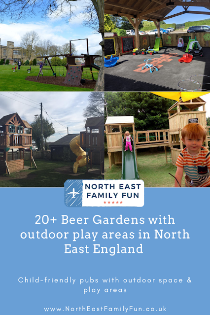 20+ Beer Gardens with outdoor play areas in north east england