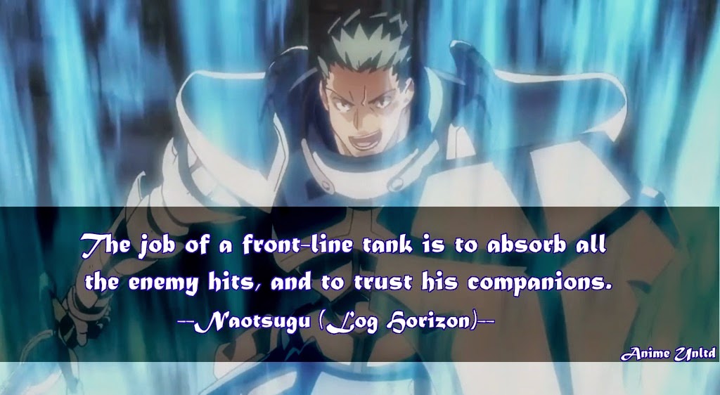 My Anime Review Log Horizon Quotes