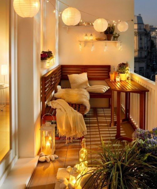 10 ideas para iluminar tu terraza o balcón