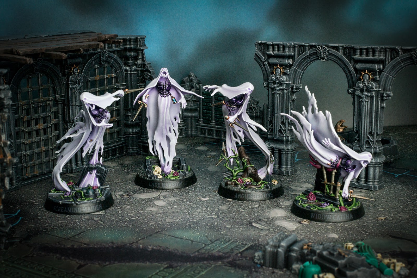 Showcase Nighthaunts Myrmourn Banshees / Lady Harrow's Sorrowflight