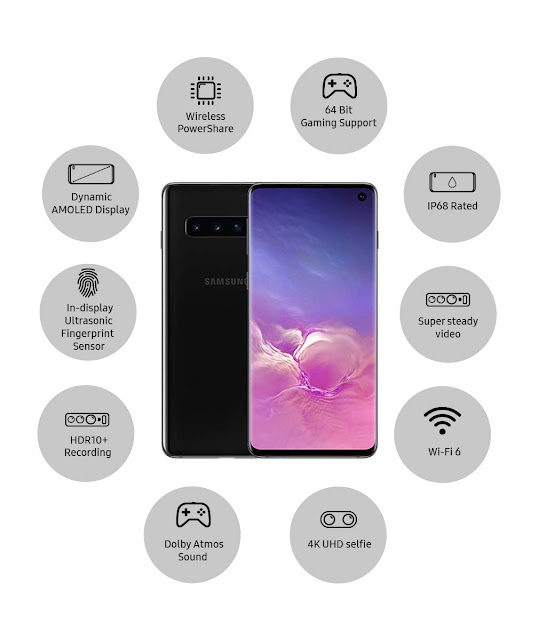 Samsung s10 plus features