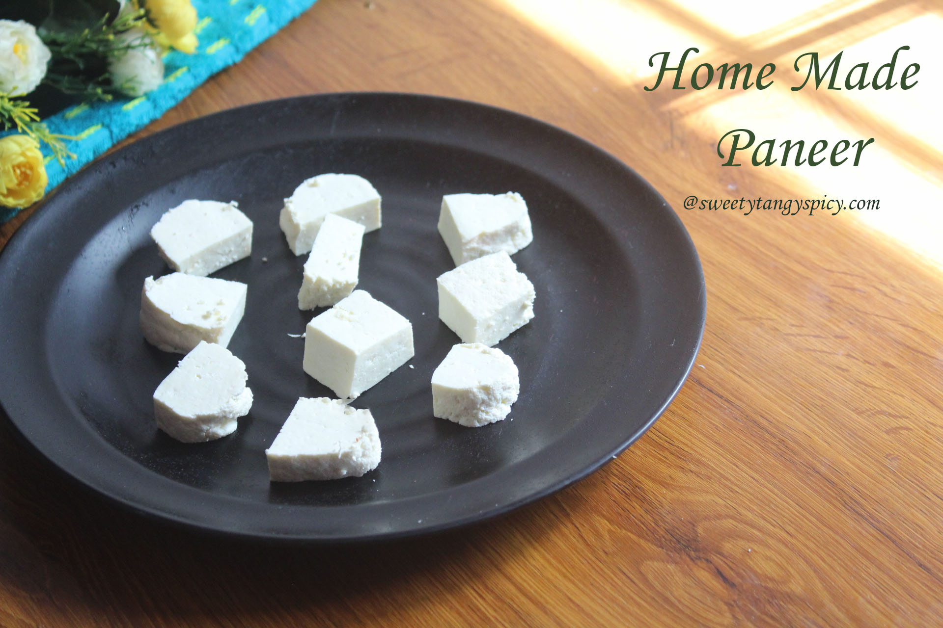 Home Made Paneer Recipe  How to Make Paneer At Home