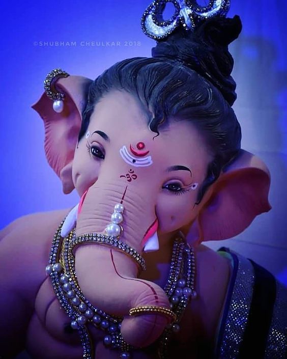 Lord Ganesha, lord Ganesha 2019, Lord ganesha with curly hair, Lord Ganesha Hd Photos
