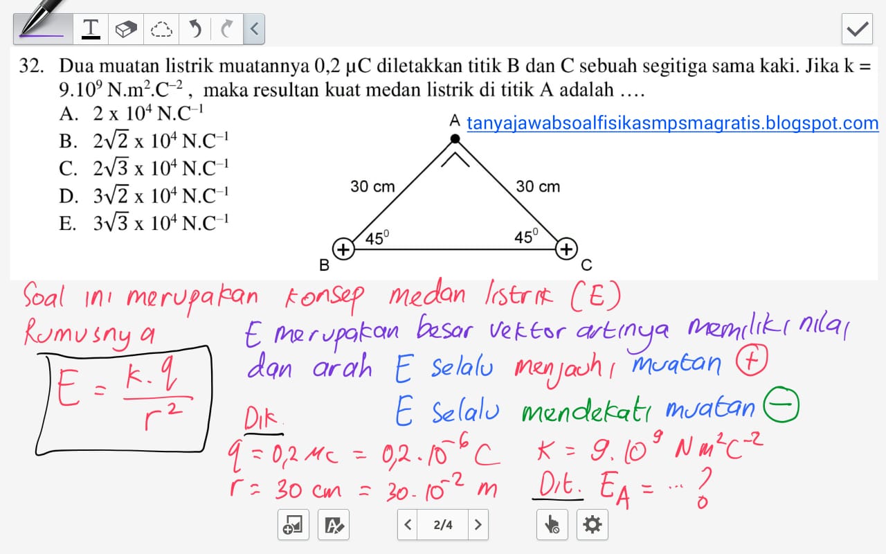 Gambar Dan Soal Medan Listrik Smp Kelas 9