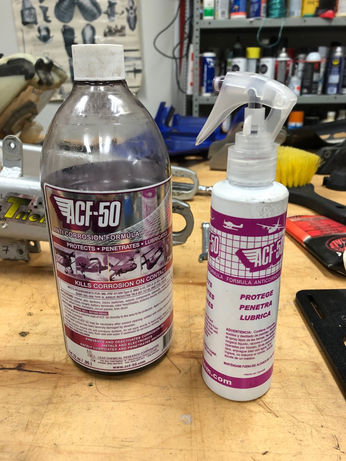 Dualsport Diary ACF50 corrosion protection for your bike and other toys