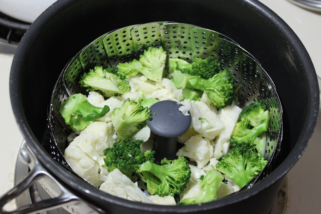 Como hacer verduras al vapor