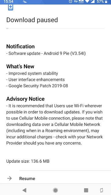 Nokia 6.1 receiving August 2019 Android Security Update