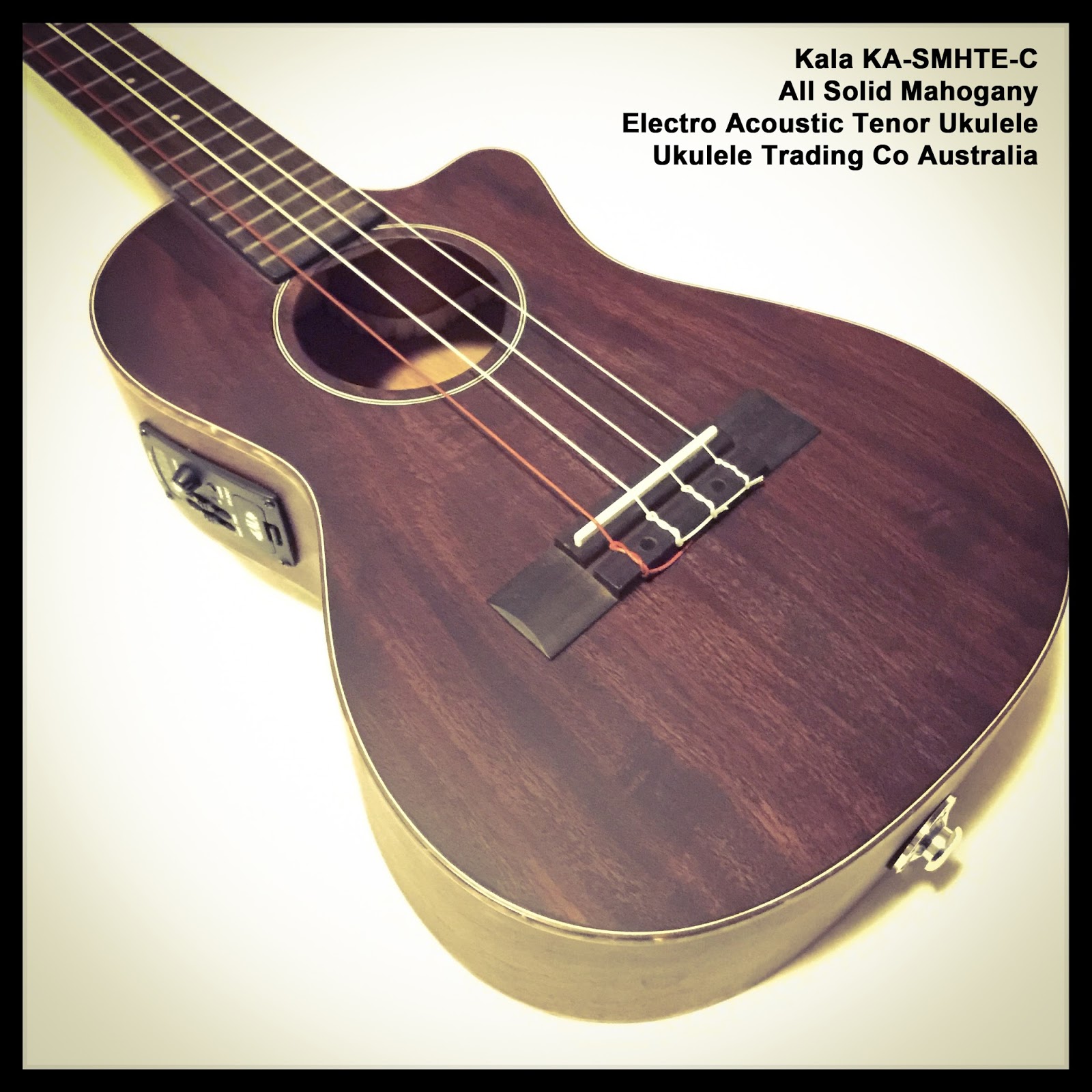 Kala Ukuleles Australia KASMHTEC Solid Mahogany Tenor ukulele