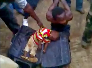ritualist kills 2 year old boy for money ritual in Nigeria and put dead body in travelling box