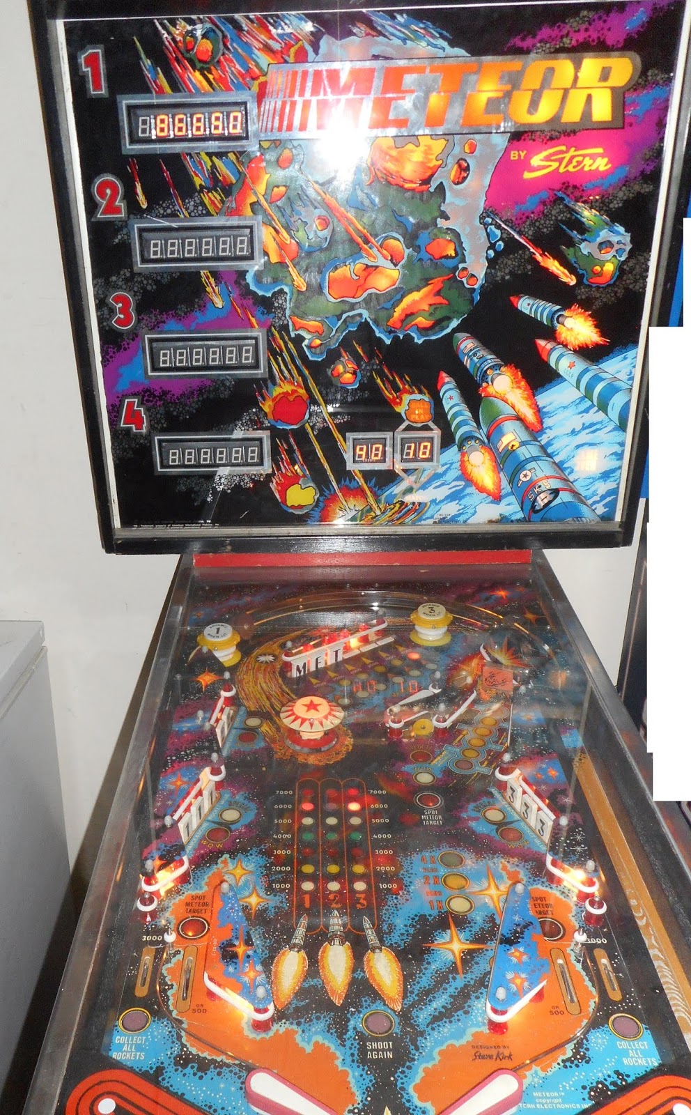 Canon City Pinball 1979 Stern Meteor Pinball Machine Personal Collection