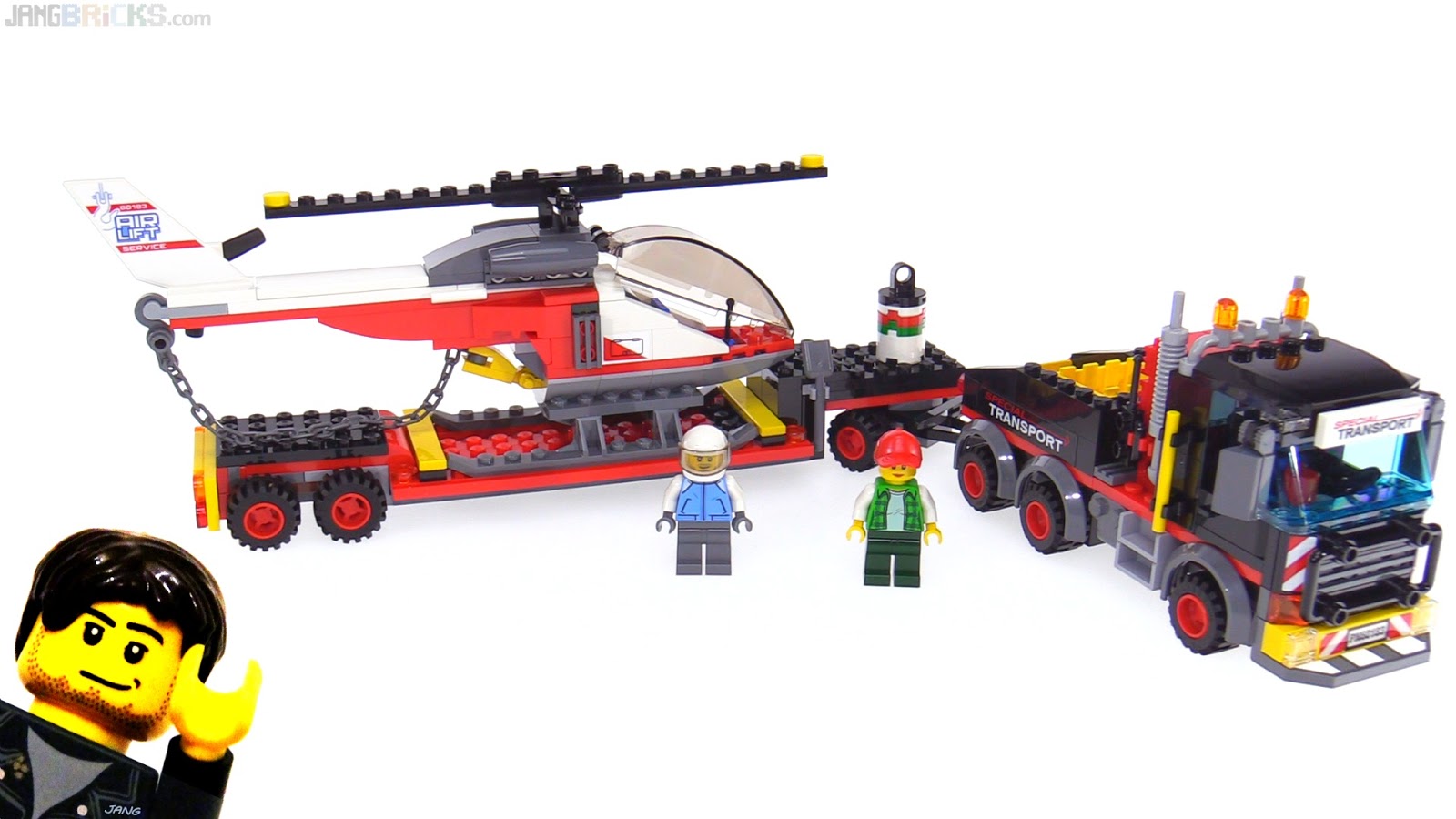 bunke Rationalisering Kirurgi JANGBRiCKS LEGO reviews & MOCs: LEGO City Heavy Cargo Transport review 60183
