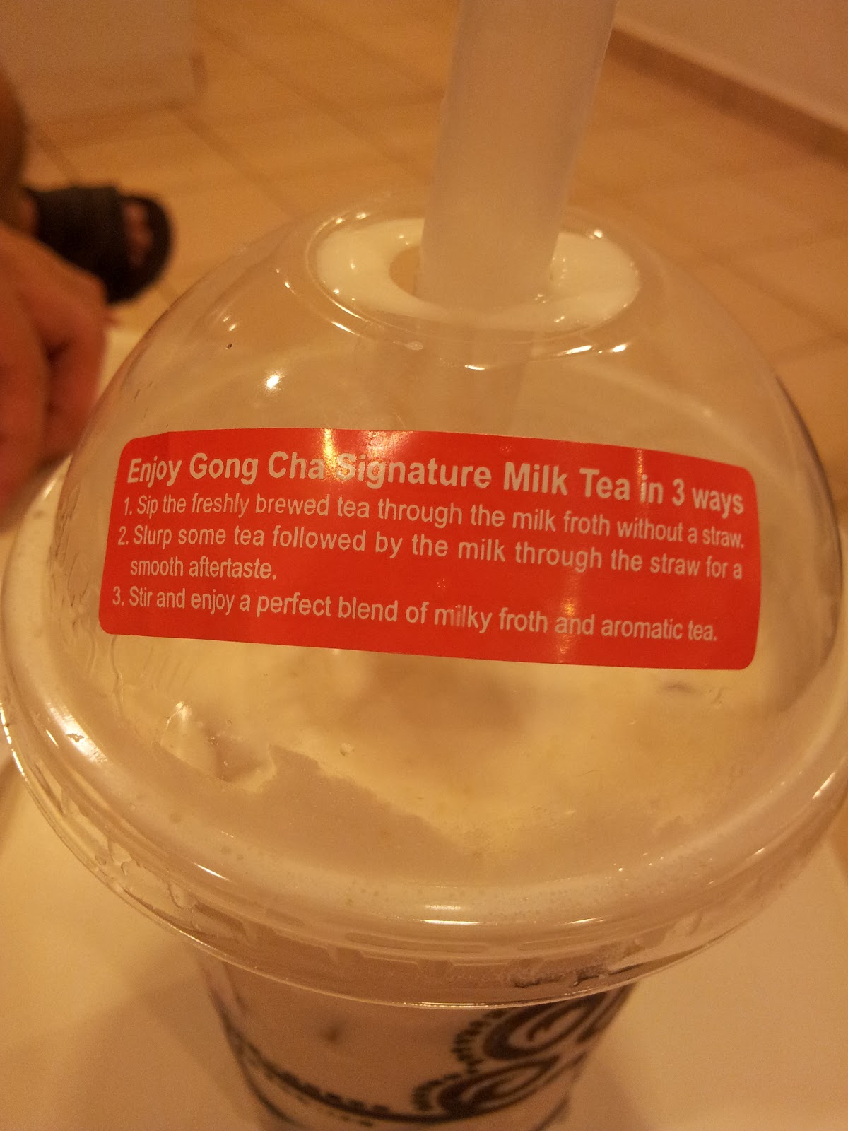 ♥ Gong Cha Signature Milk Green Tea C_melody•向幸福出发