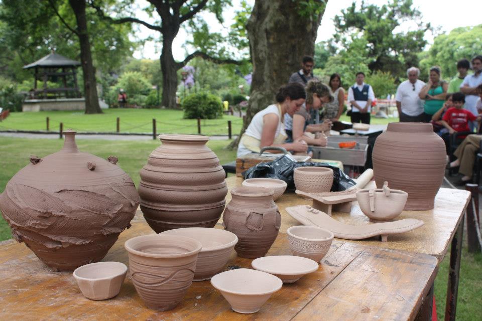 espacio ceramica: Cerámicas en el Jardín Japonés.